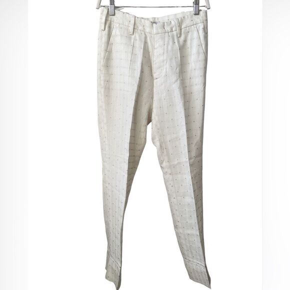 Zadig & Voltaire Pist Jac Star Pants White Gold Stars - Picture 2 of 9